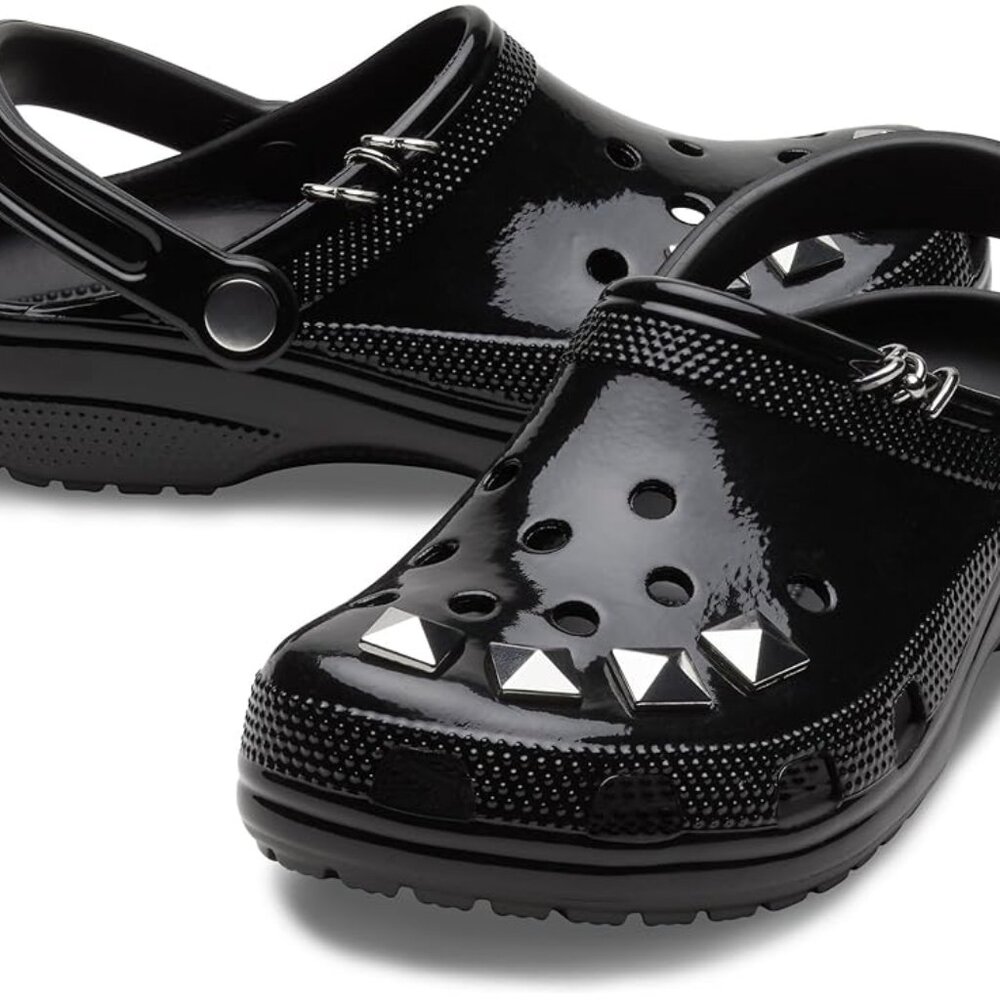 NEW. CROCS STUDDED CLOGS